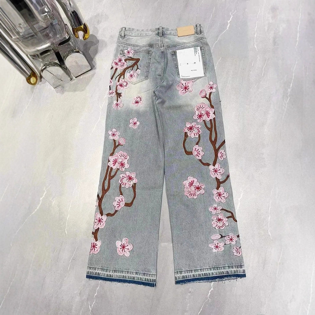 Embroidered jeans