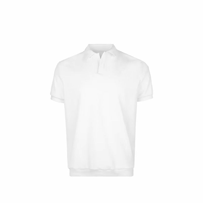 Mens Seagull Collar Polo Shirt