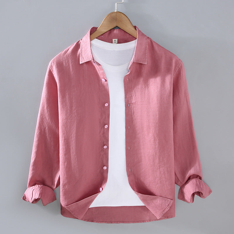 Premium Pure Linen Mens Casual Shirt