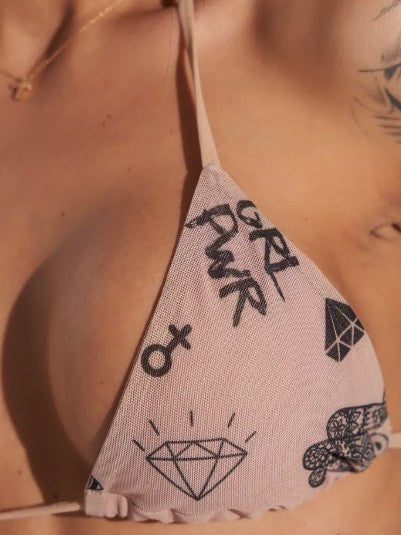 Mesh Bikini with Cover-Up