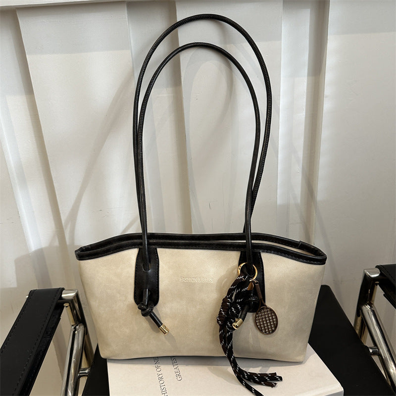 Retro Large Capacity Shoulder Tote Bag