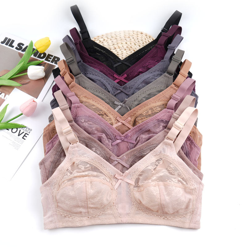 Ultra Thin Lace Wireless Bra
