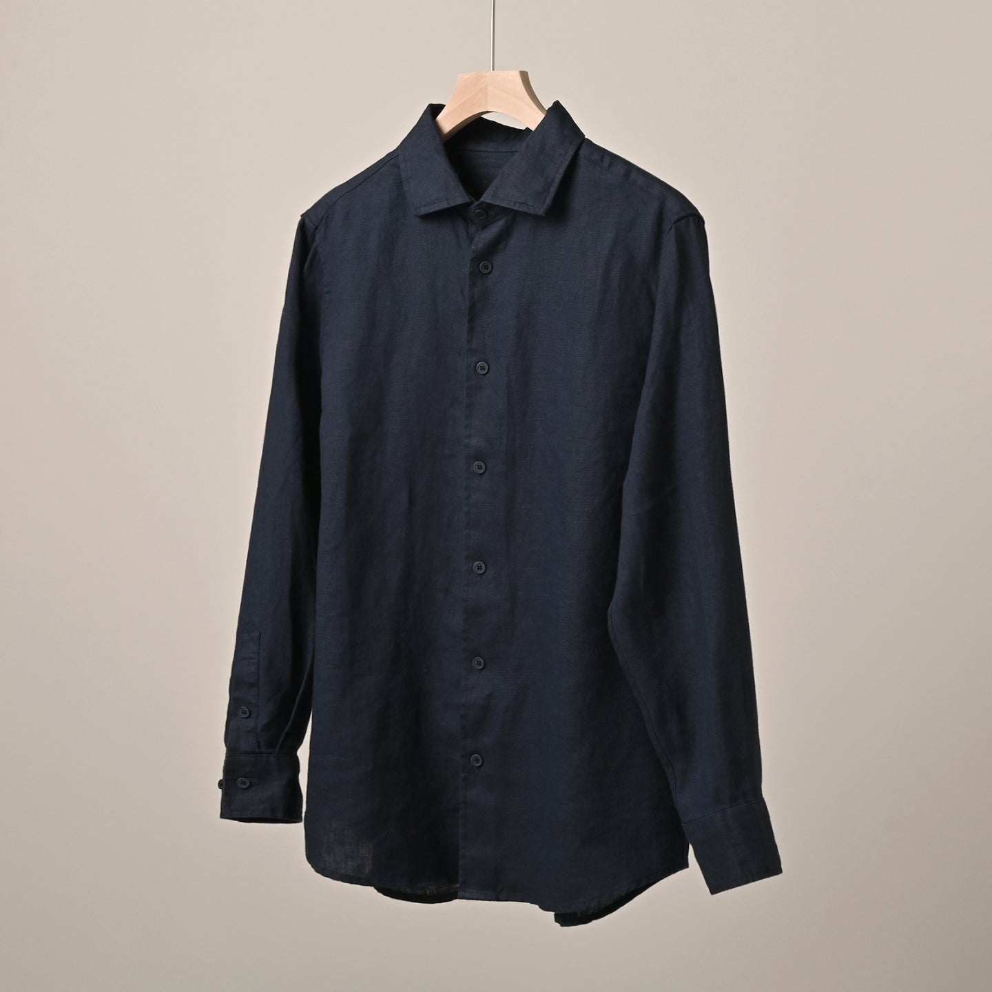 Men's Long-Sleeved Lapel Shirts