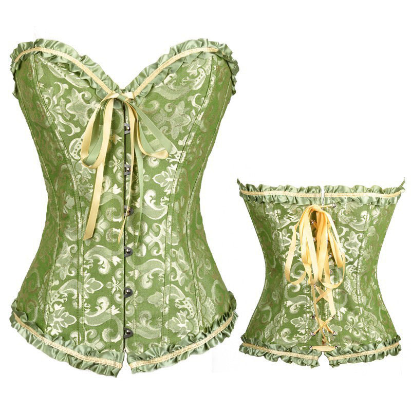 Adjustable Lace-up Corset Top