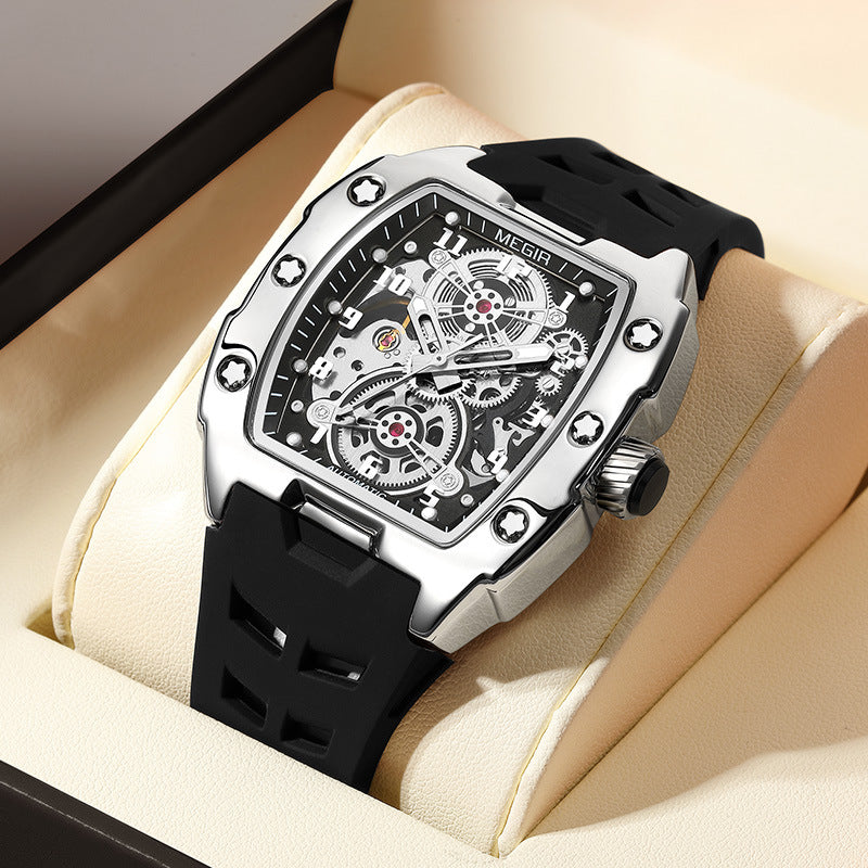 Megir Mens Mechanical Calendar Watch