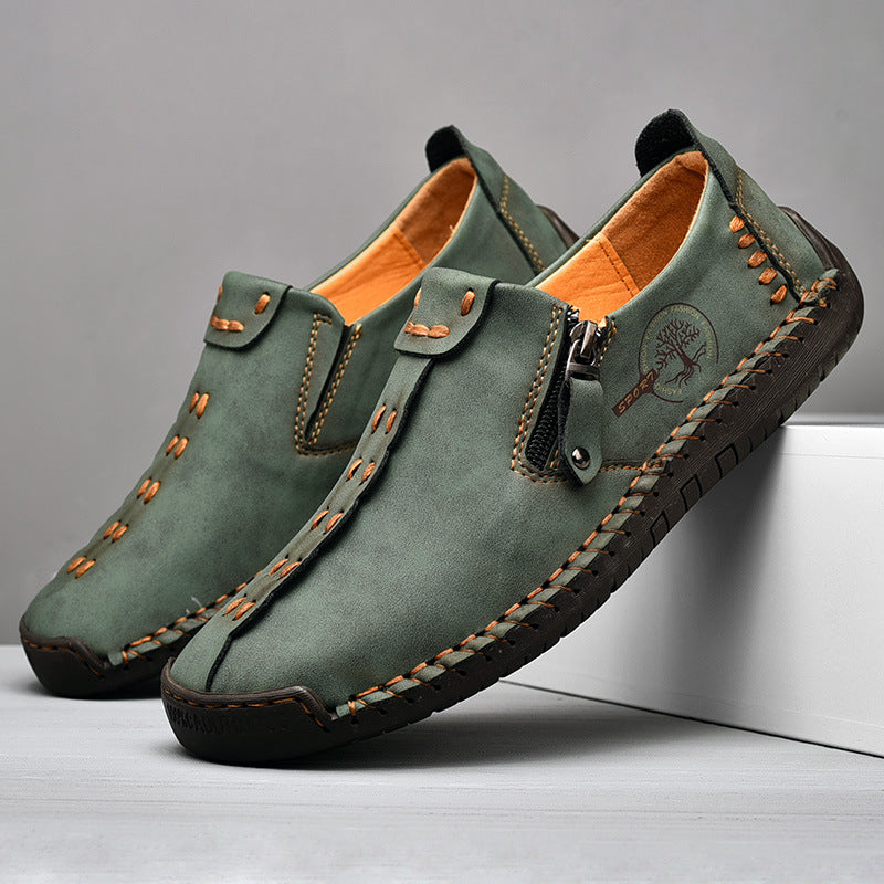 Slip-On Casual Leather Shoes for Men