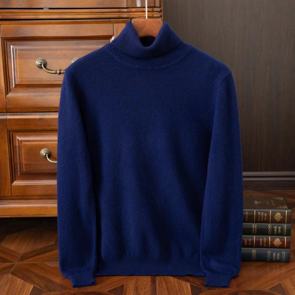 Mens Pure Wool Knit Sweater