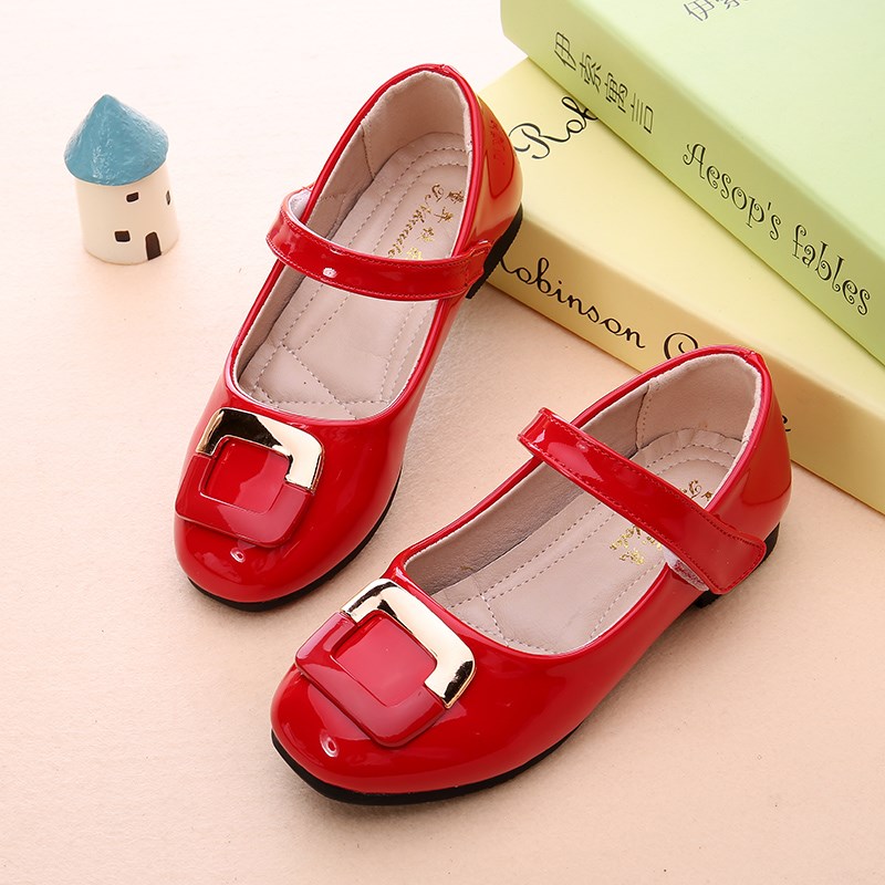 Girls' Single Shoes With Soft Sole Scoop Shoes