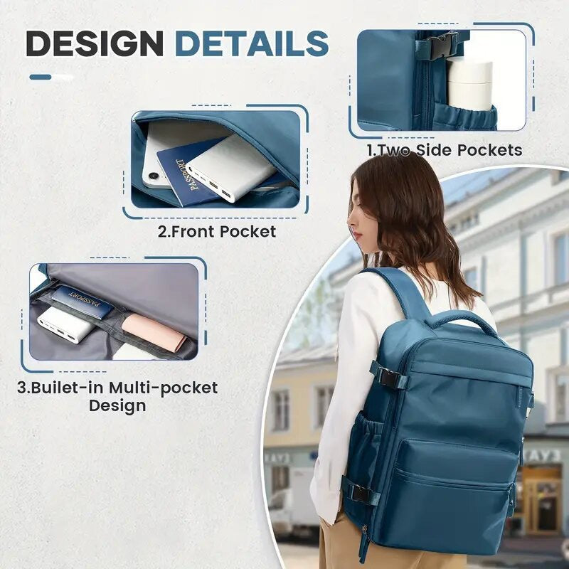 Vacuum Compression Travel Backpack