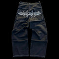 Wide-Leg Denim Pants for Men Hip-Hop Style