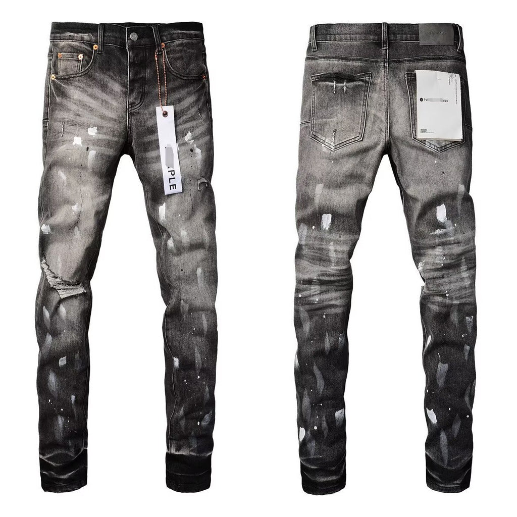 High Street ripped patch jeans