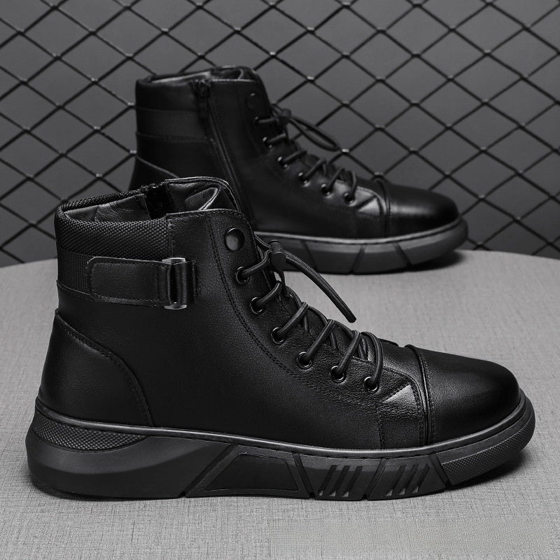 Mens Martin Boots Round Toe Casual Boots