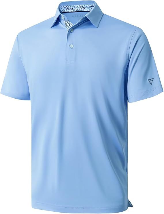 Mens Quick Dry Polo Shirt Short Sleeve Casual