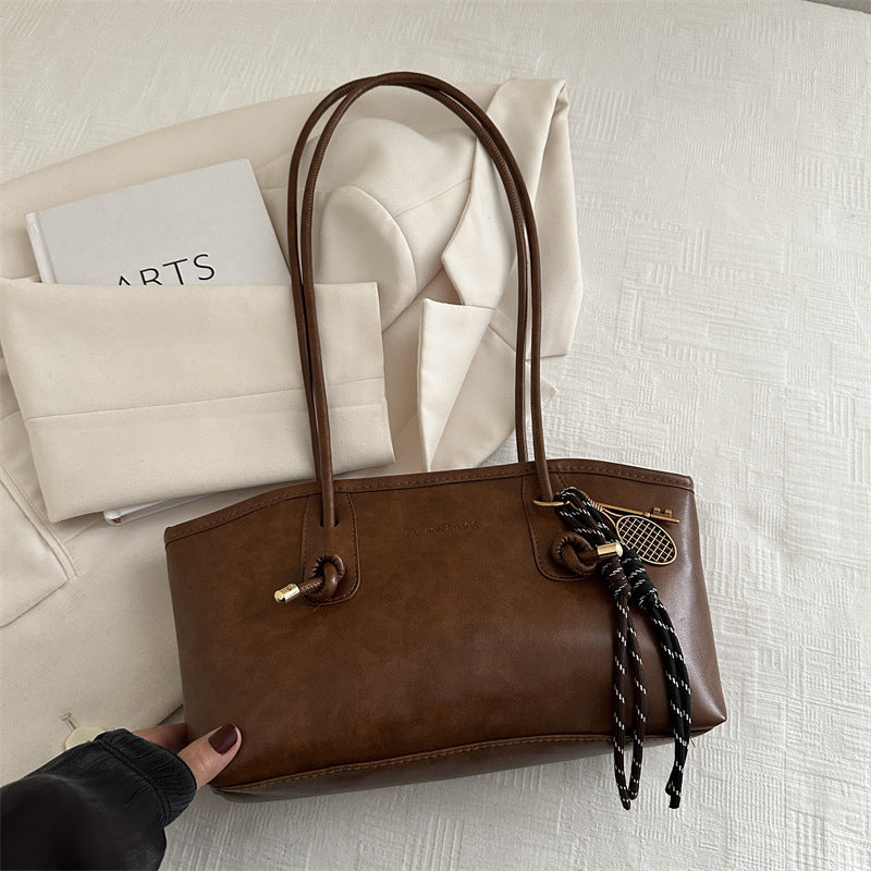 Retro Large Capacity Shoulder Tote Bag