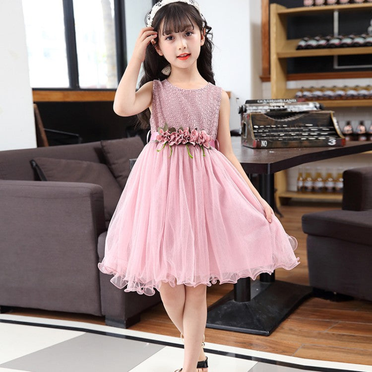 Sweet Fashion Girls Flower Dress