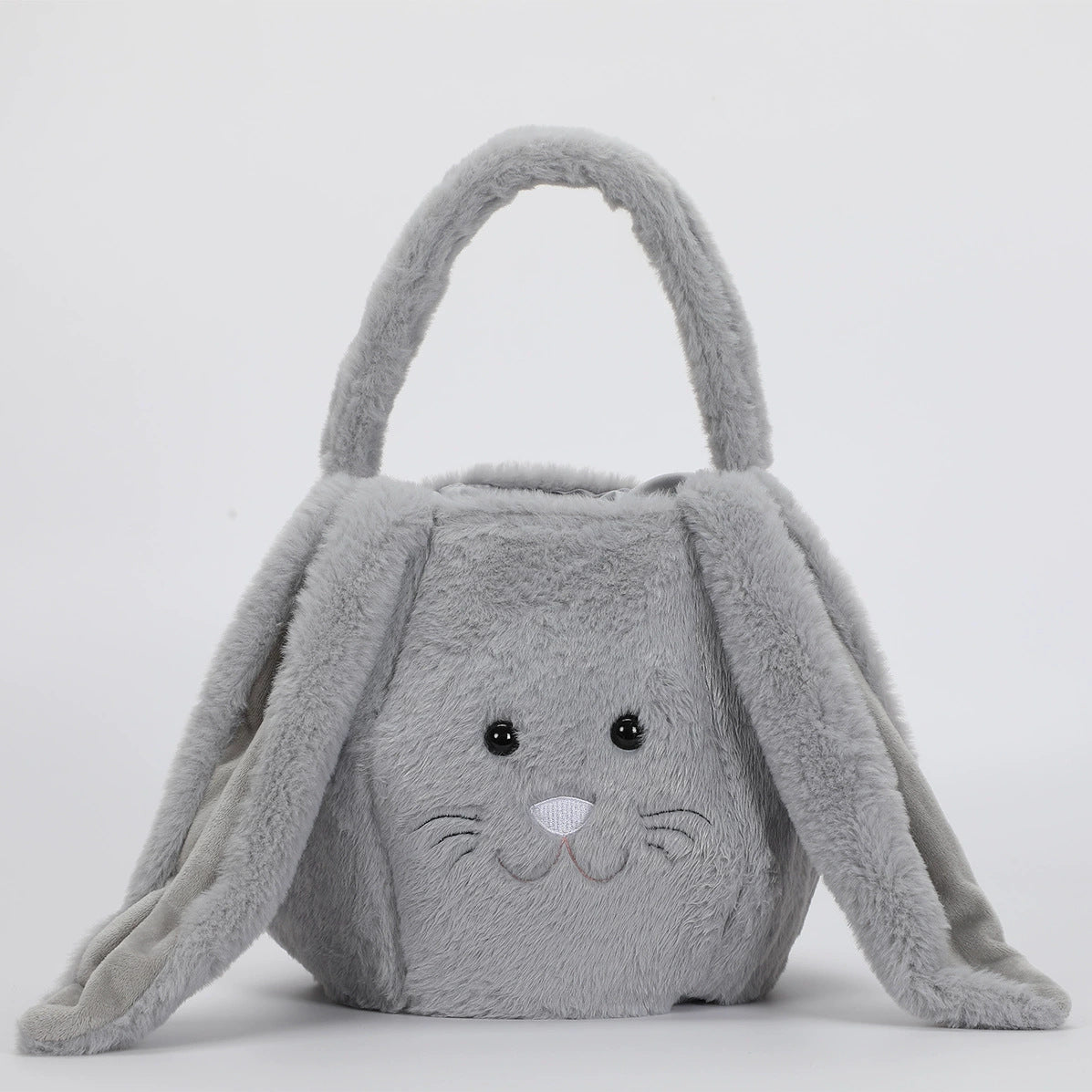 Easter Decoration Handbag Embroidered Plush Basket