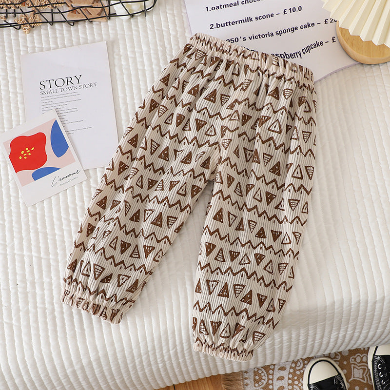 Boys And Girls Sports Casual Pants