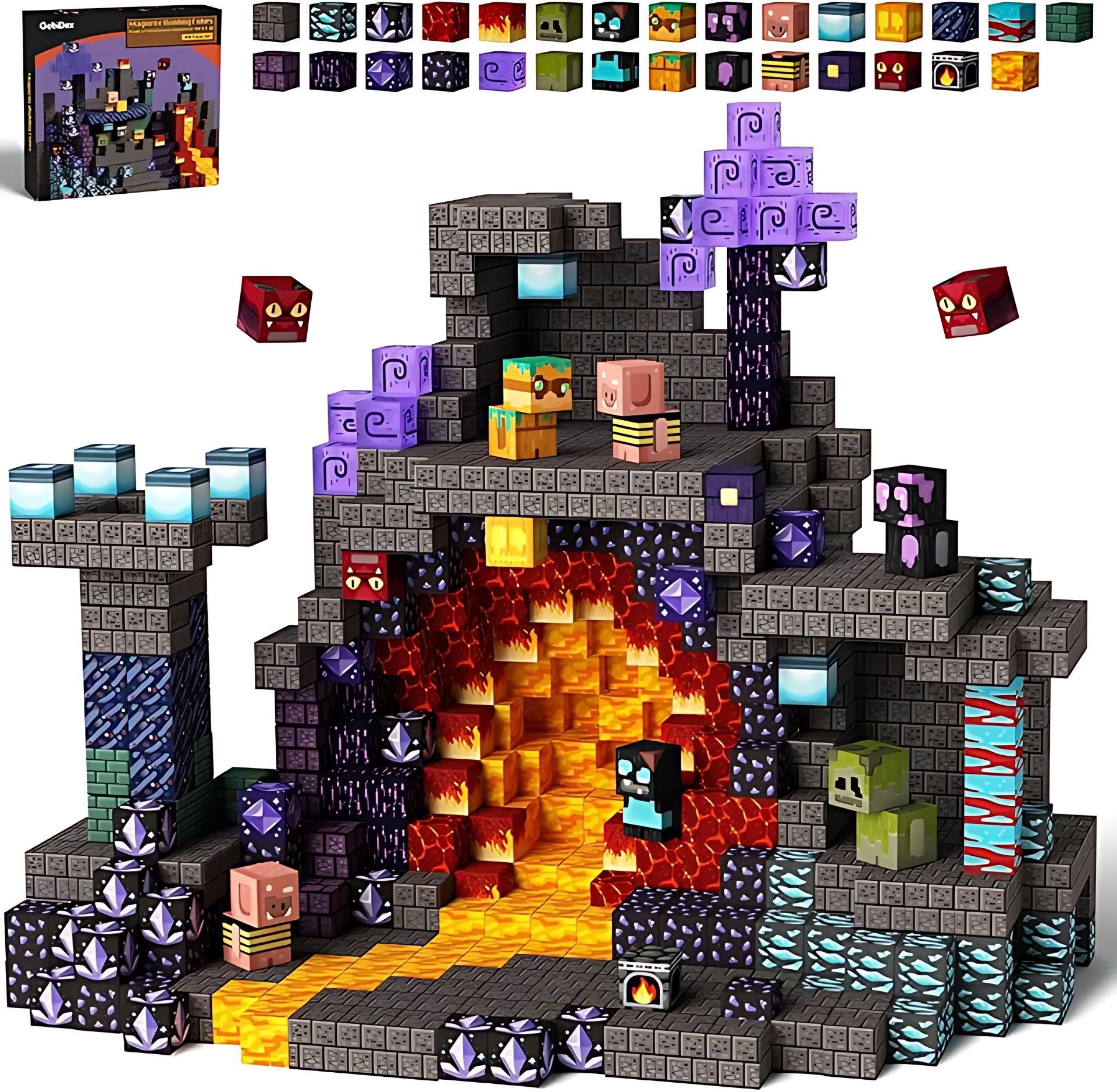 Magnetic Building Blocks Themed Sets for Kids