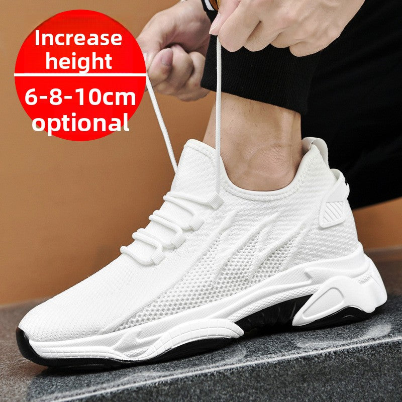 Mens Height Increasing Casual Sports Shoes