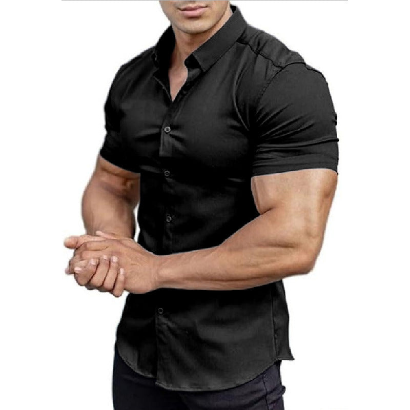 Solid-Color Shirts for Men