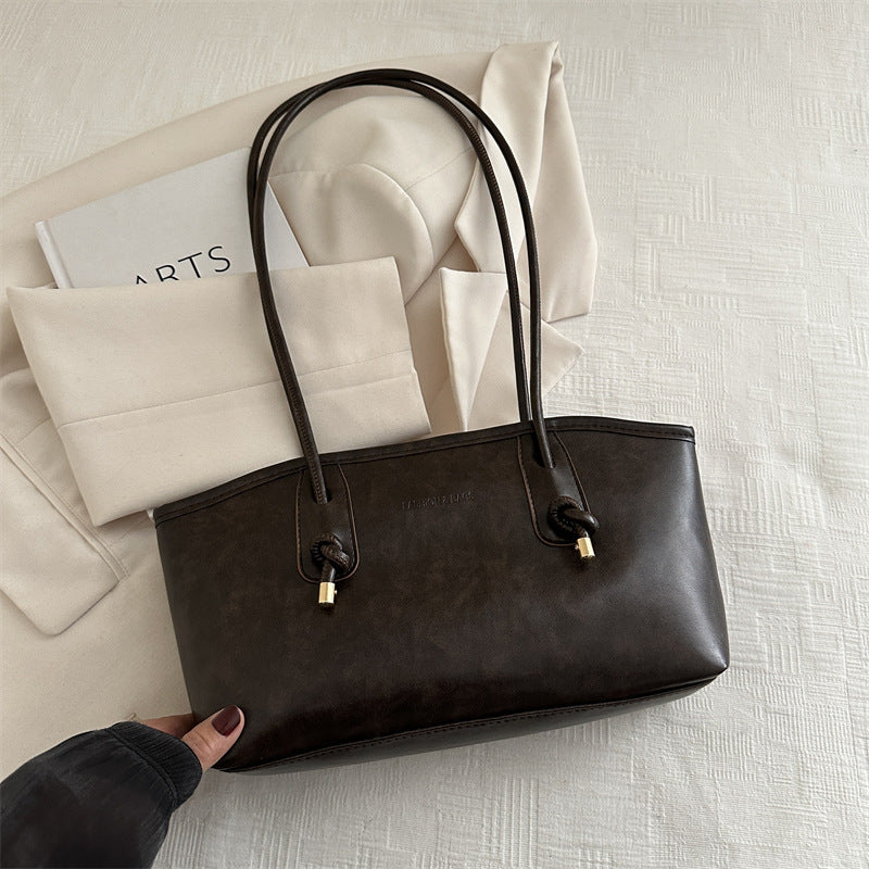 Retro Large Capacity Shoulder Tote Bag