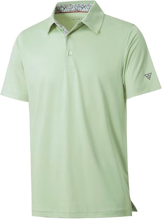 Mens Quick Dry Polo Shirt Short Sleeve Casual