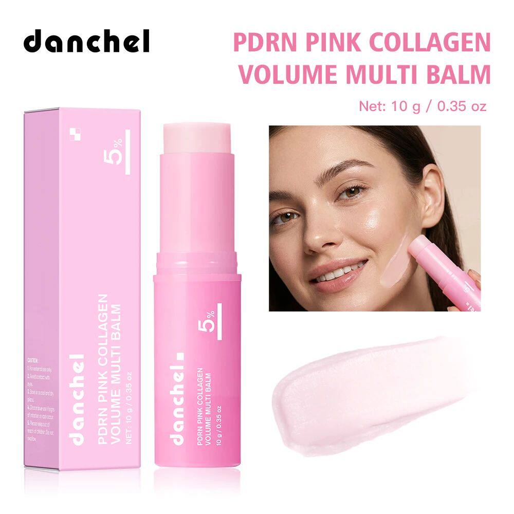 Pink Collagen Volume Multi Balm Deep Hydration Glass Skin On The Go Luxury Skin Repair Daily Glow Maintenance