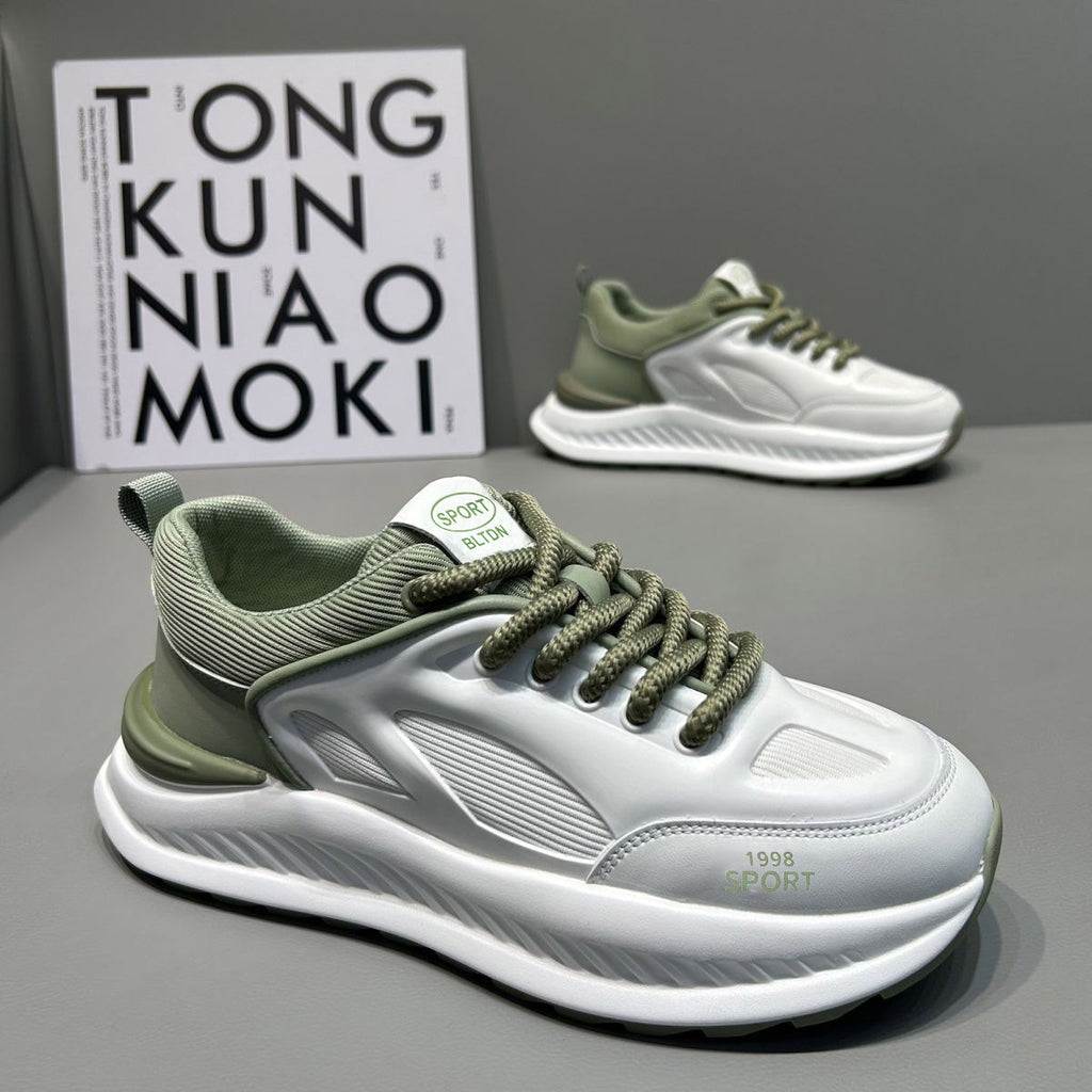 Thick-soled height-increasing running dad shoes for men