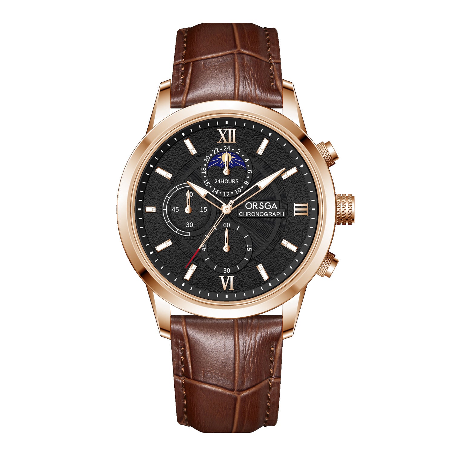 Multifunctional Mens Quartz Watch