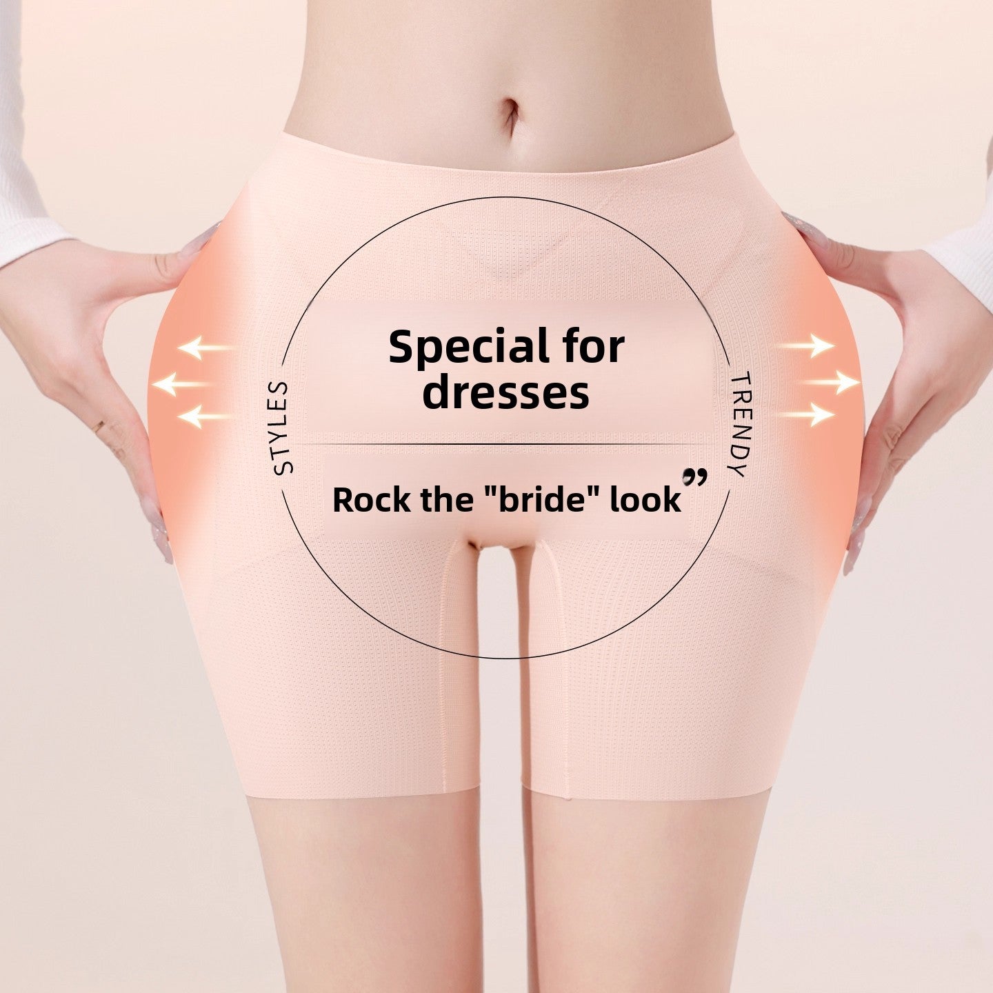 Seamless Butt Lifting Shapewear with Hip Padding