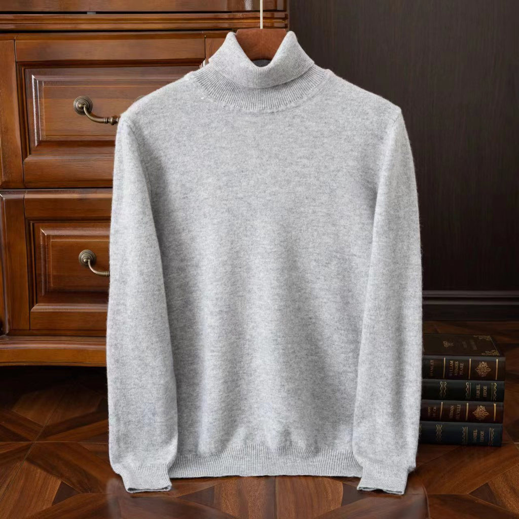 Mens Pure Wool Knit Sweater