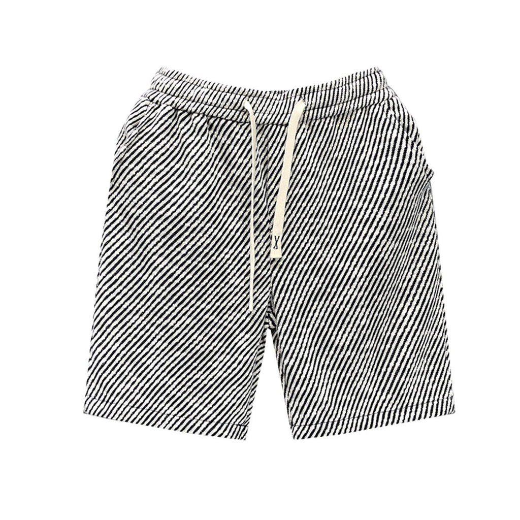 Diagonal Striped Casual Shorts for Men