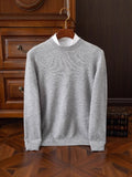 Mens Pure Wool Knit Sweater