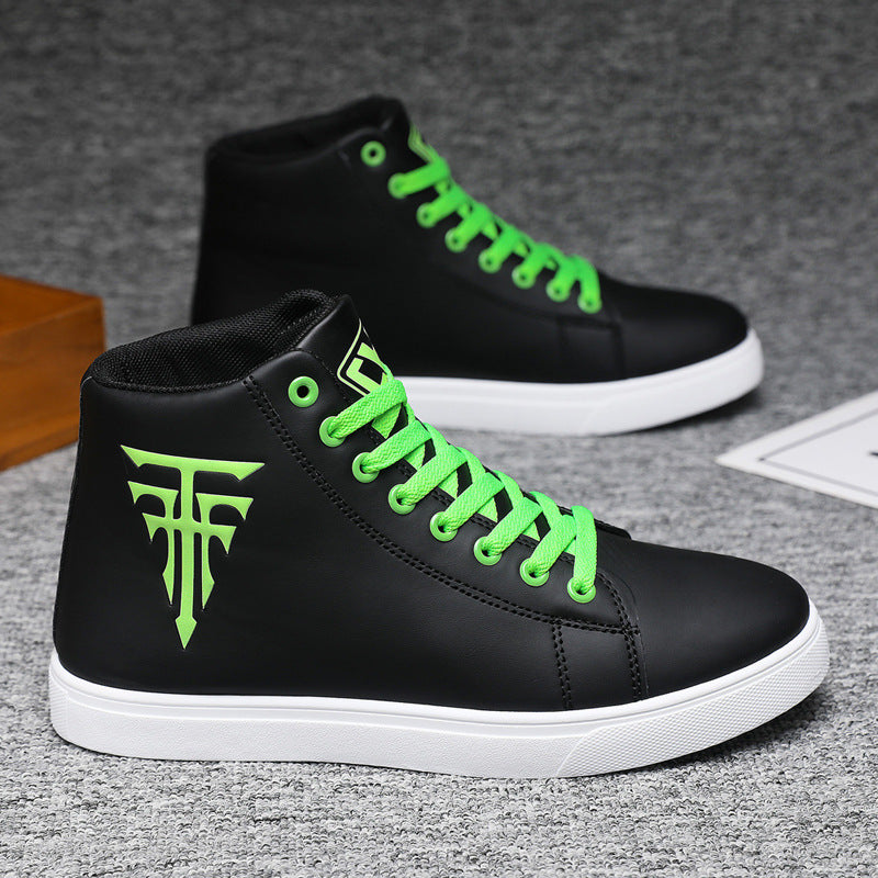 Fashionable white sneakers for men