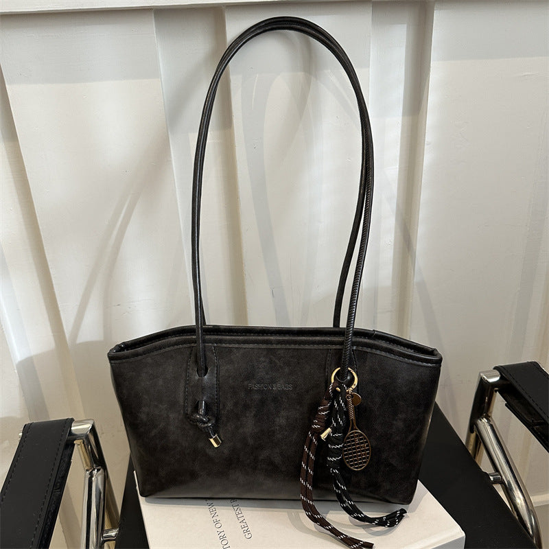 Retro Large Capacity Shoulder Tote Bag
