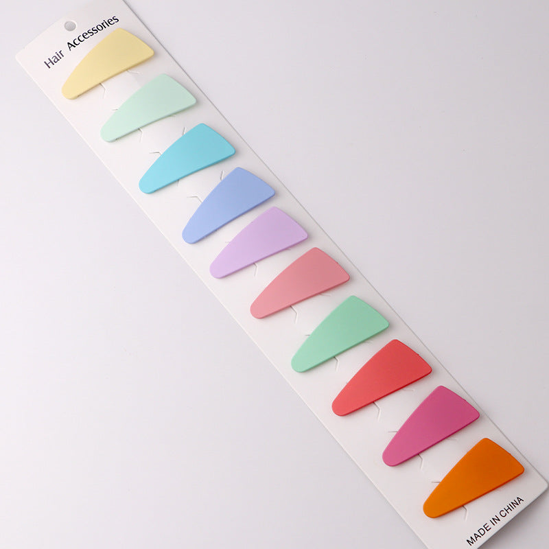 Pack Of 10 Color Kids Hair Clips Nordic Color