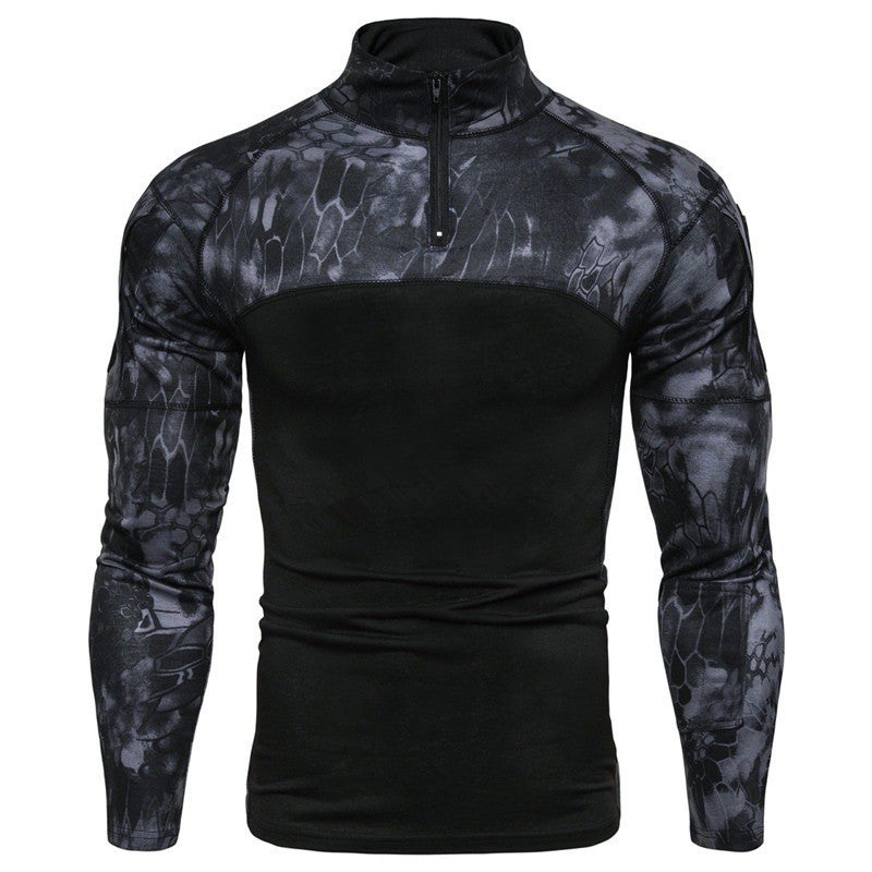 Men's Camouflage Tactical Long Sleeve T-shirt