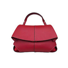 Polene Smile Pleated Genuine Leather Crossbody Bag