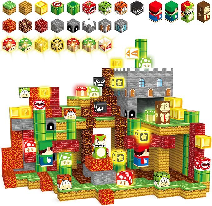 Magnetic Building Blocks Themed Sets for Kids