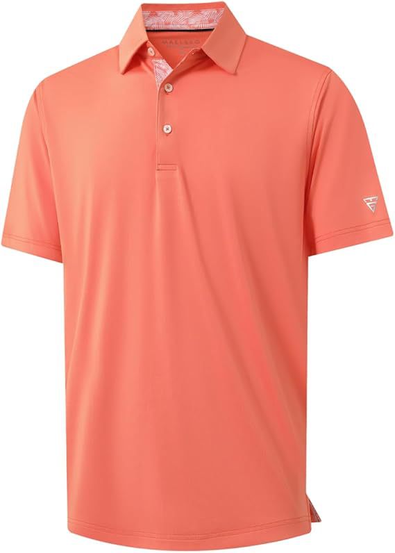 Mens Quick Dry Polo Shirt Short Sleeve Casual