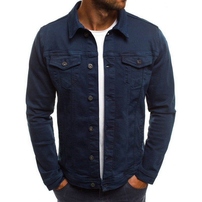 Slim Fit Denim Jacket for Men