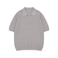 Mens Vintage Lapel Knitted Shirt