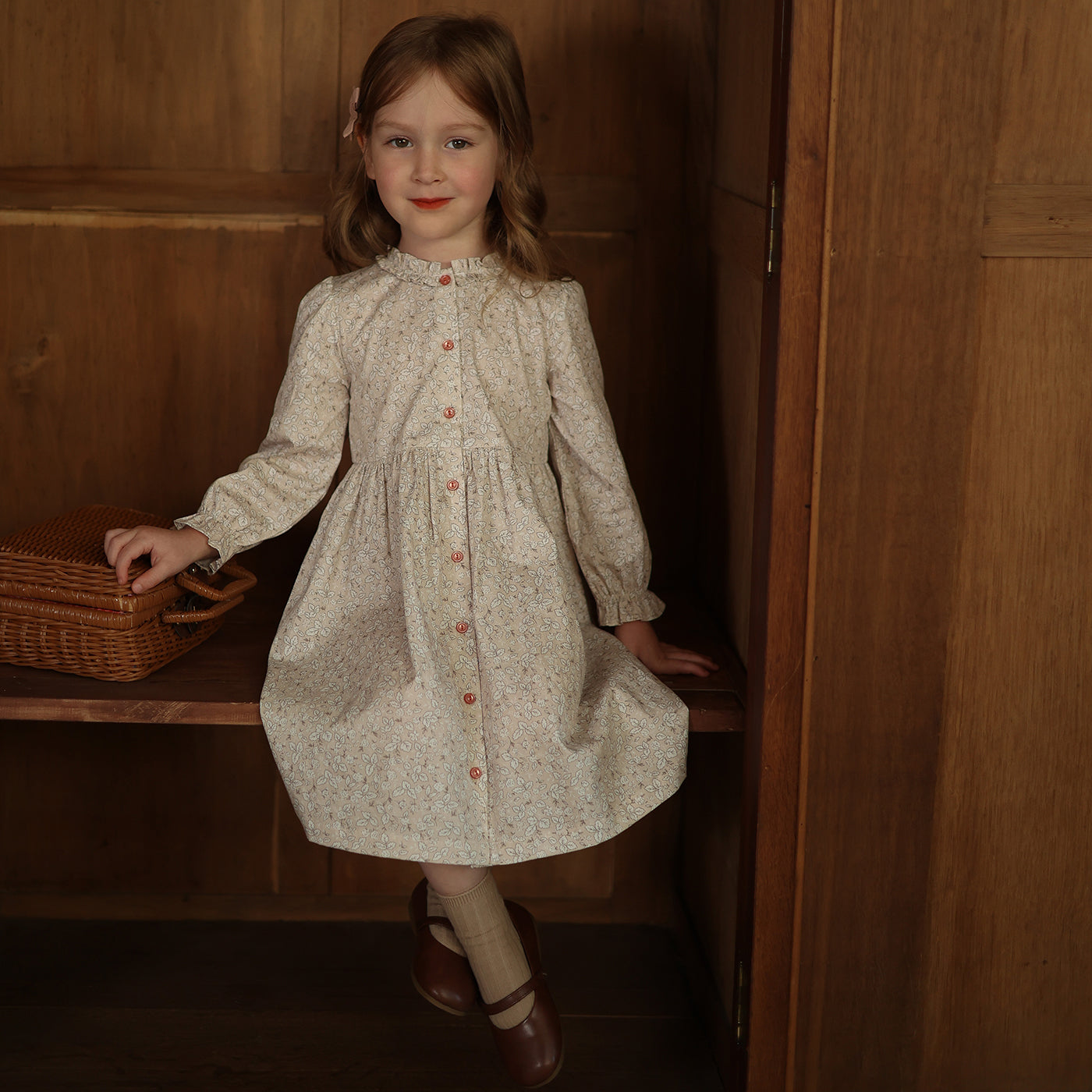 Girls' Niche Temperament Floral Dress