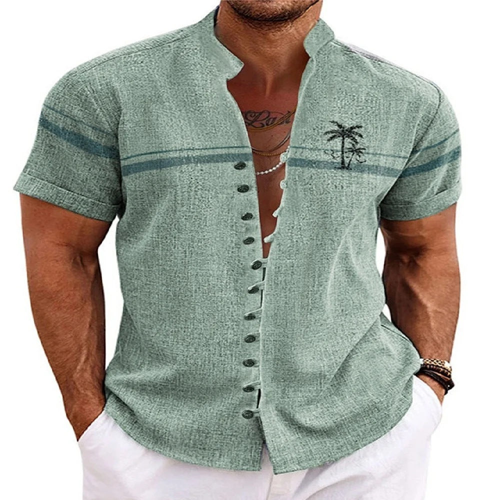 Mens Bamboo Fiber Short Sleeve Shirt