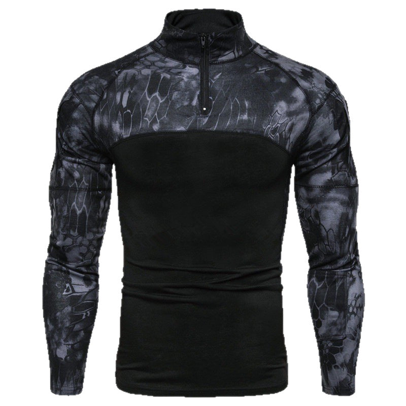 Men's Camouflage Tactical Long Sleeve T-shirt