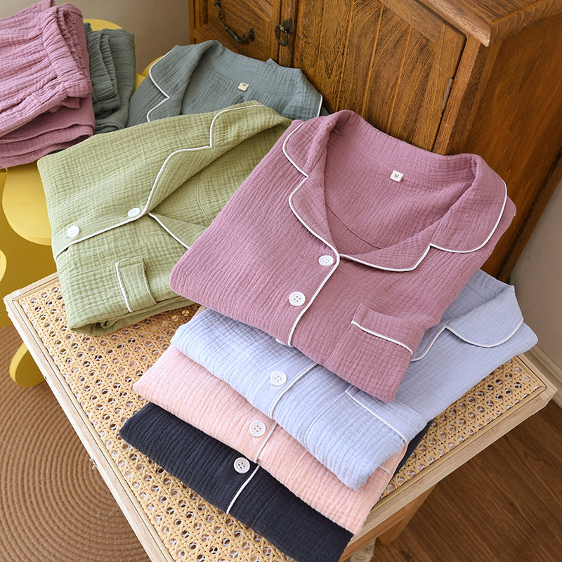 Cotton Pajama Set for Men and Women