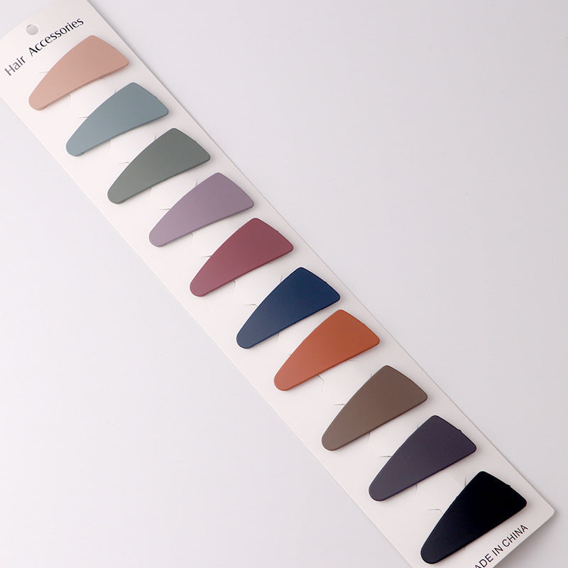 Pack Of 10 Color Kids Hair Clips Nordic Color