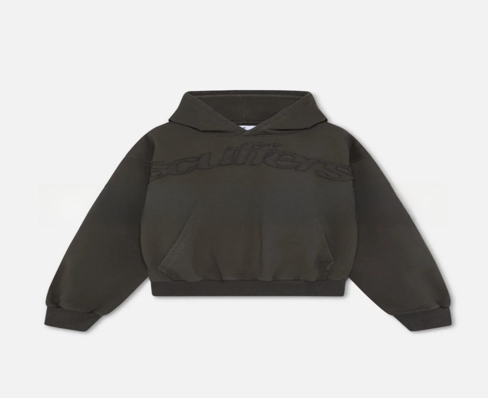 Mens Fleece-Lined Hooded Sweatshirt with Print Pattern