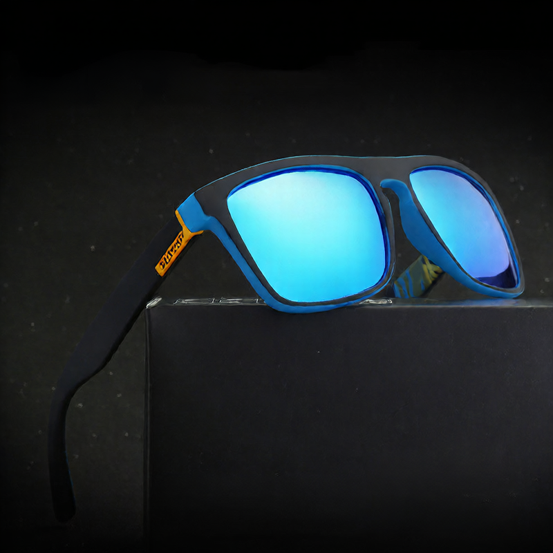Polarized Square Frame Sunglasses for Men