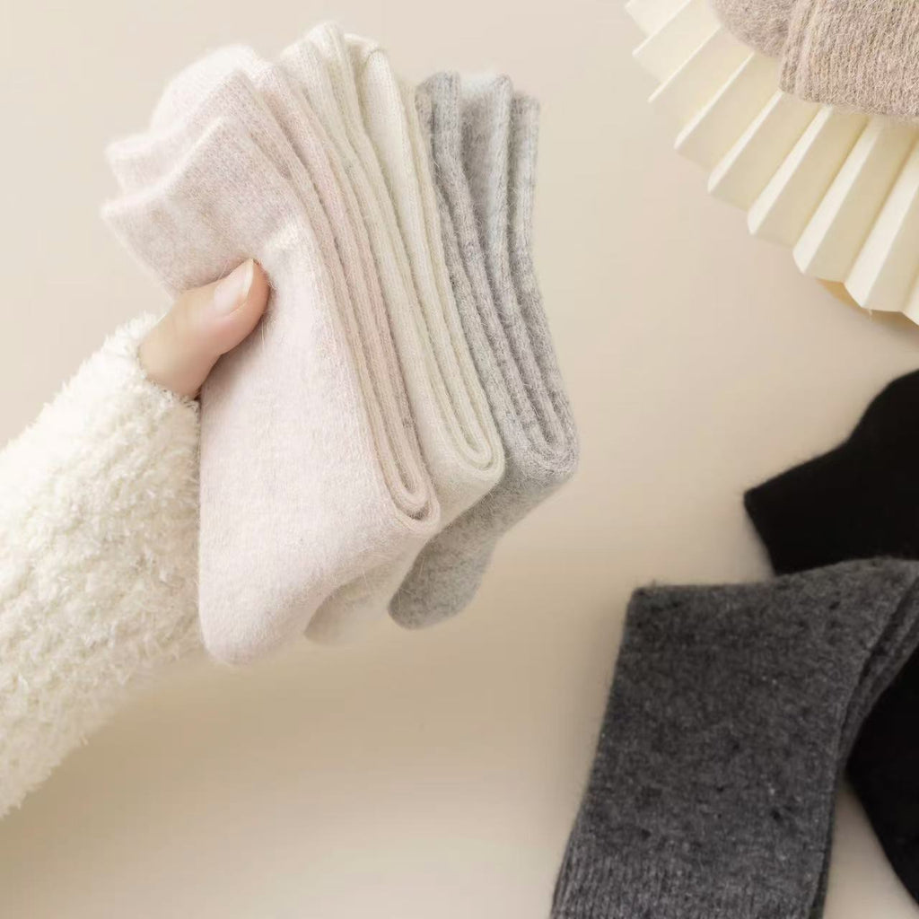 Thickened Cashmere Socks for Men and Women Warm Winter Woolen Socks